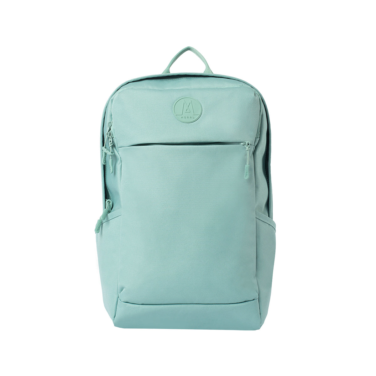 MORAL BAGS Straya ruksak zeleni, 22L, rPET tkanina, RFID zaštita, organizacijski pretinci
