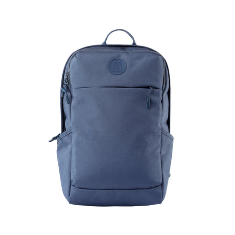 MORAL BAGS Straya ruksak tamno plavi, 22L, rPET tkanina, RFID zaštita, organizacijski pretinci