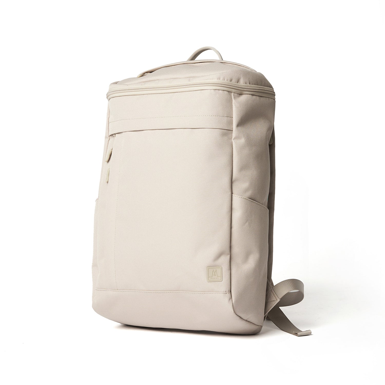MORAL BAGS Rochester Yakka ruksak prljavo bijela, rPET tkanina, RFID zaštita, prednji džep