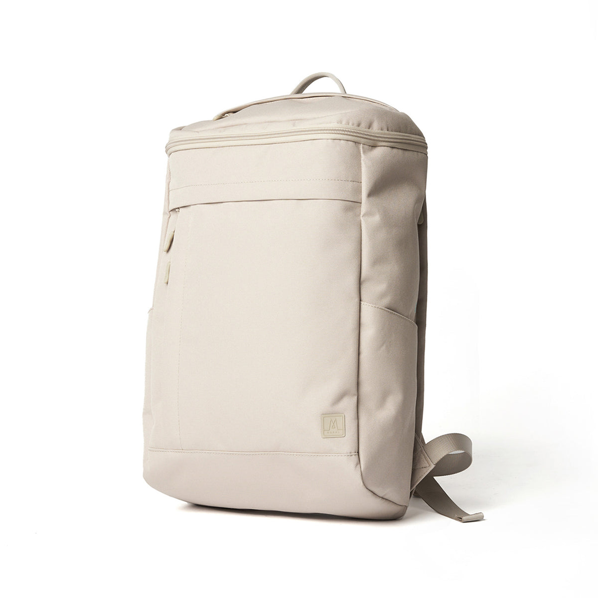 MORAL BAGS Rochester Yakka ruksak prljavo bijela, rPET tkanina, RFID zaštita, prednji džep
