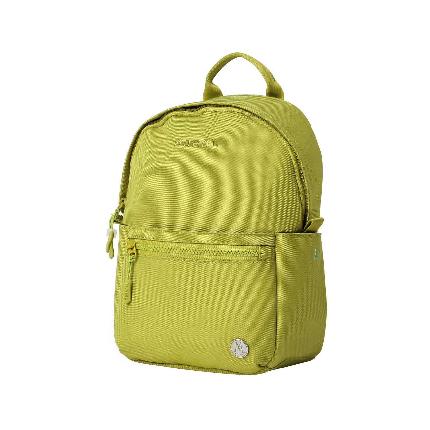 MORAL BAGS Tait Choc a Bloc mini ruksak zeleni, 6L, prednji džep, bočni džep, rPET tkanina