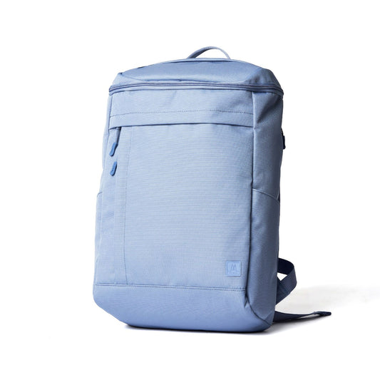 MORAL BAGS Rochester Yakka ruksak plavi, rPET tkanina, RFID zaštita, prednji džep