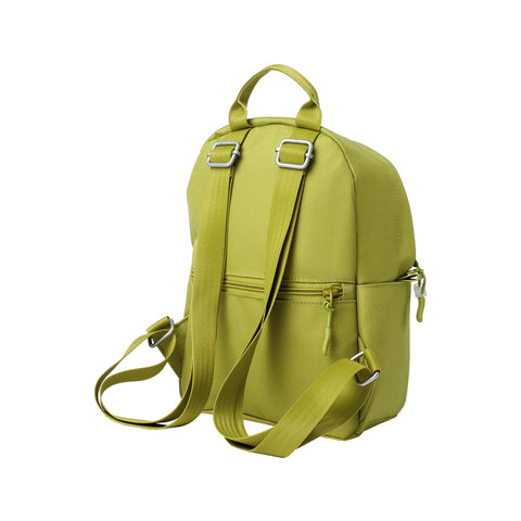 MORAL BAGS Tait mini ruksak zeleni, 6L, sigurnosni skriveni džep, podesive naramenice