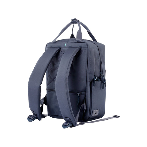 MORAL BAGS Budd Gizza ruksak 13", siva, ergonomski leđni panel i podstavljene naramenice od rPET najlona