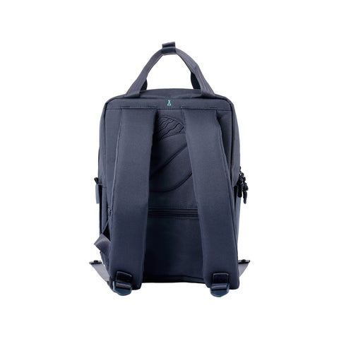 MORAL BAGS Budd Gizza ruksak 13", tamno plava, podstavljene naramenice i skriveni džep sa zatvaračem, 25 x 15 x 35 cm