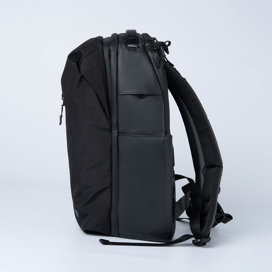Ruksak MORAL BAGS Umago Ronin, crna, kombinirani nylon i Stealth Bomber tkanina, 46×29×12 cm