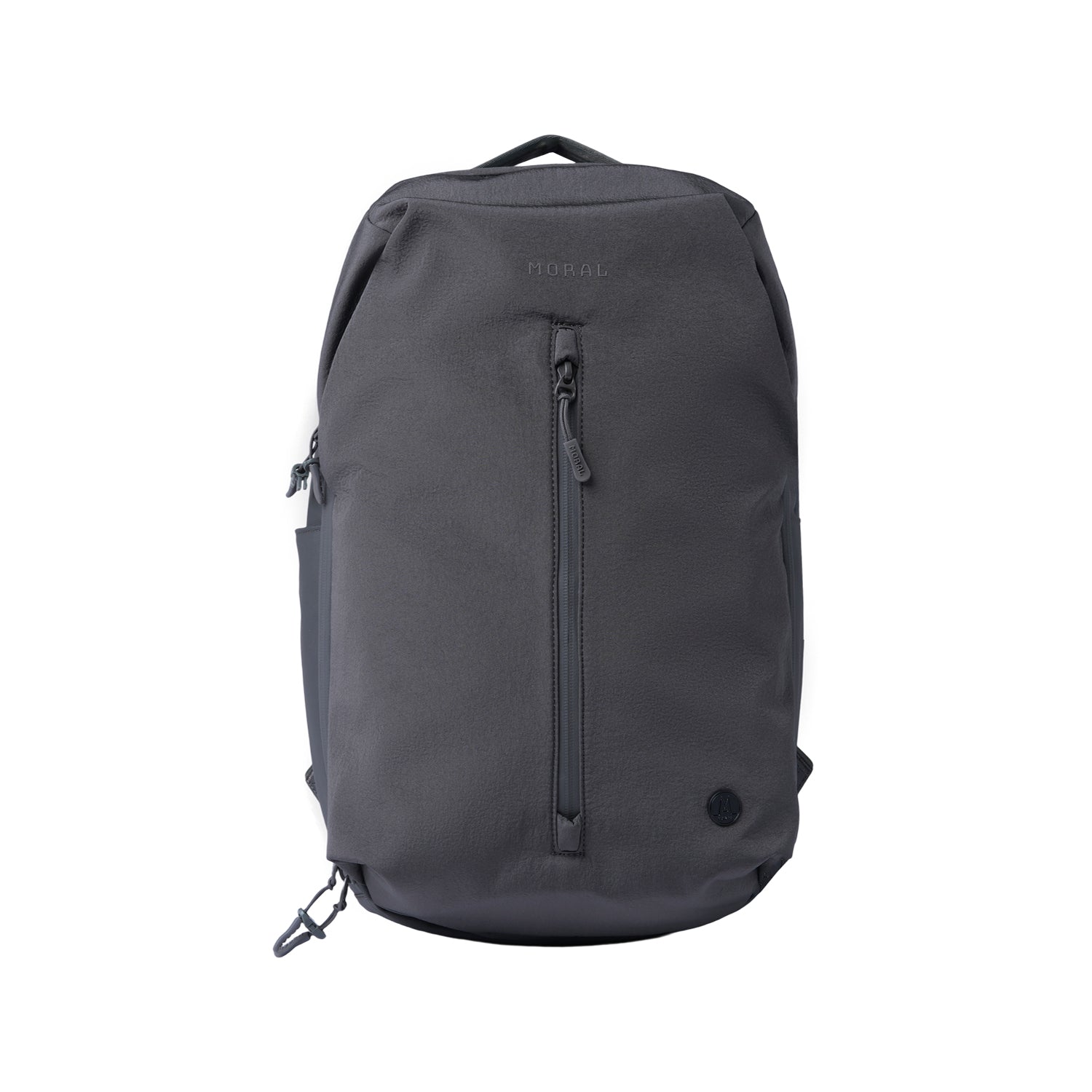 Ruksak MORAL BAGS Umago Ronin, siva, vodoodbojni rPET nylon, MORAL BAGS oznaka, kapacitet 21–25L