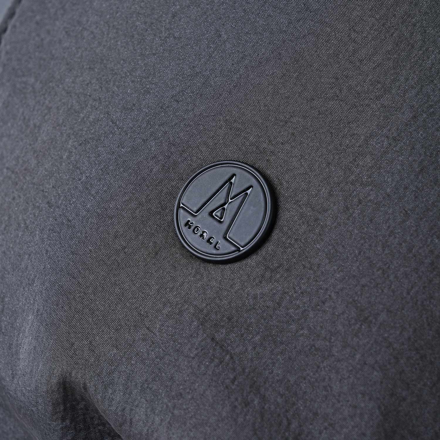 Ruksak MORAL BAGS Umago Ronin, siva, detalj Moral Bags oznake