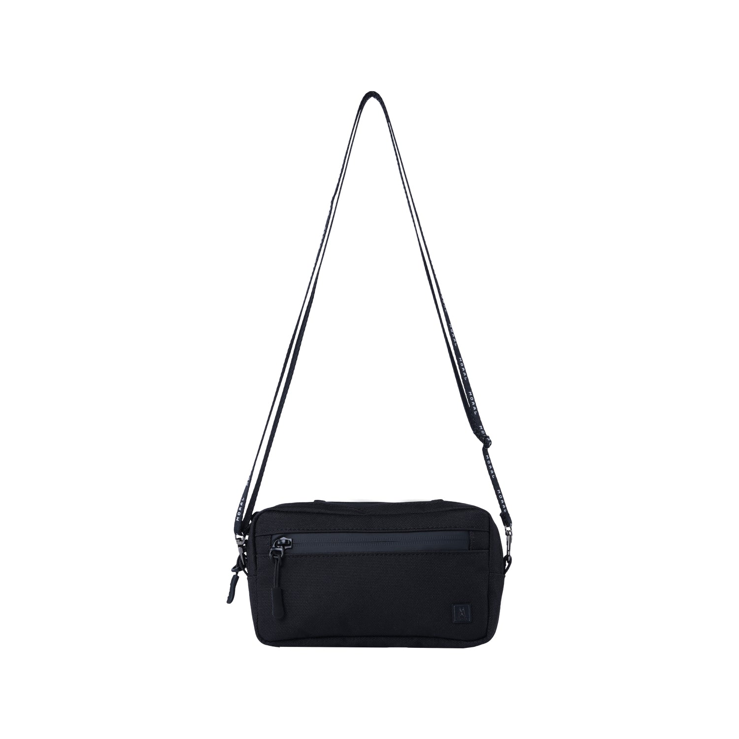 MORAL BAGS Napier torbica novčanik, crna, odvojivi podesivi remen crossbody