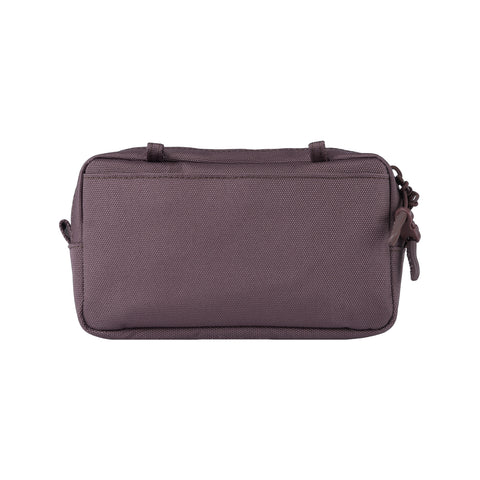 MORAL BAGS Napier torbica novčanik, ljubičasto smeđa, 18 x 4,5 x 11 cm kompaktni format