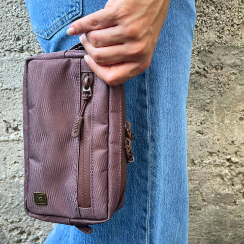 Torbica novčanik za mobitel - Moral Bags Napier - Deep Taupe