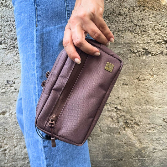 Torbica novčanik za mobitel - Moral Bags Napier - Deep Taupe