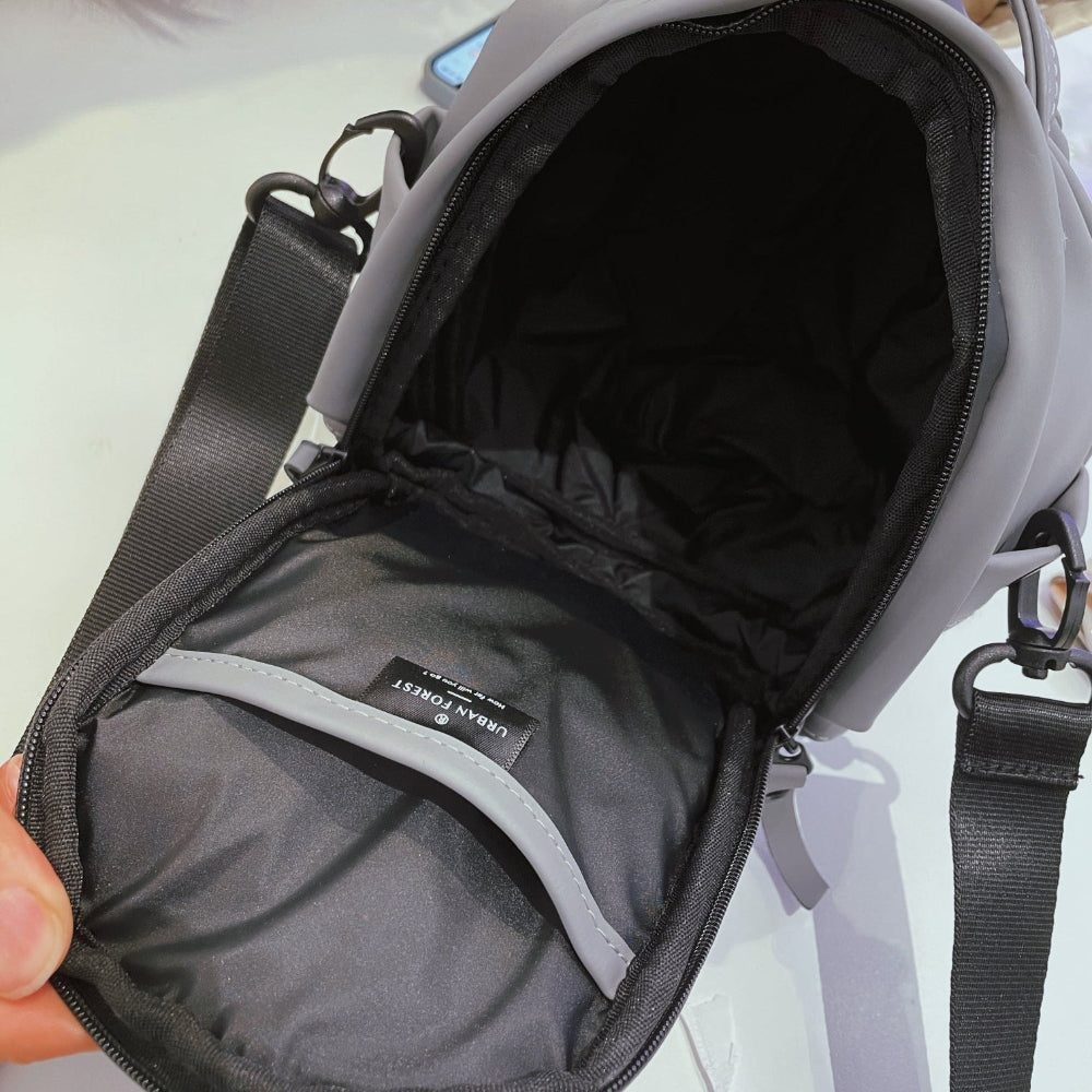 Urban Forest Beetle Mini SkinTouch torbica, siva, prostrana unutrašnjost s džepom