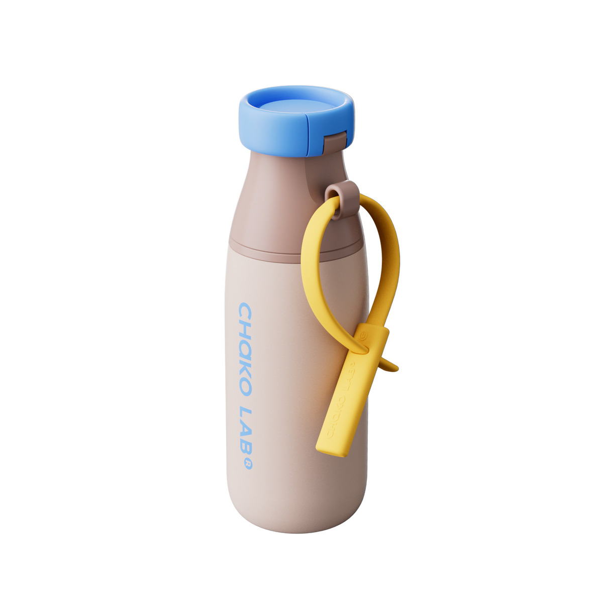 Chako Lab Milk Mate boca 520ml, krem smeđa, klasičan oblik bočice za mlijeko