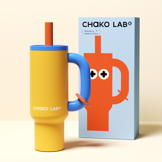 Chako Lab BaWang termos šalica 1.1L, žuta, s originalnom Chako Lab ambalažom