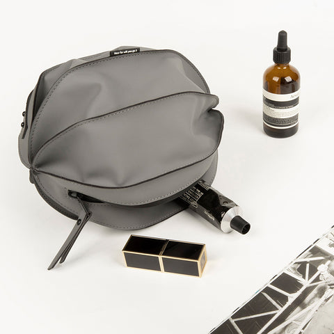 Urban Forest Cactus Toiletry Bag XL, siva, sklopiva kozmetička torbica uz kozmetičke proizvode