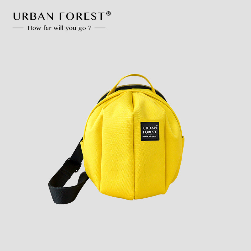 Urban Forest Beetle mini torbica, žuta, okrugli oblik, vodootporni zatvarač