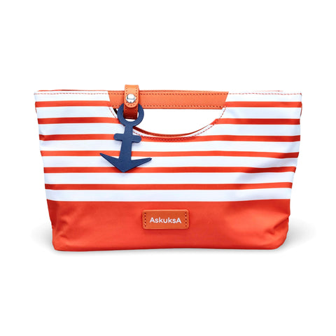 AskuksA Z for Zip to Go torba narančasta mala, izrezana ručka, patentni zatvarač, reciklirani poliester