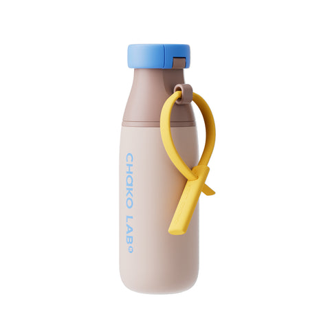 Chako Lab Milk Mate termos boca 520ml, krem smeđa, zamjenjiva ručka